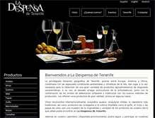 Tablet Screenshot of productosdetenerife.info